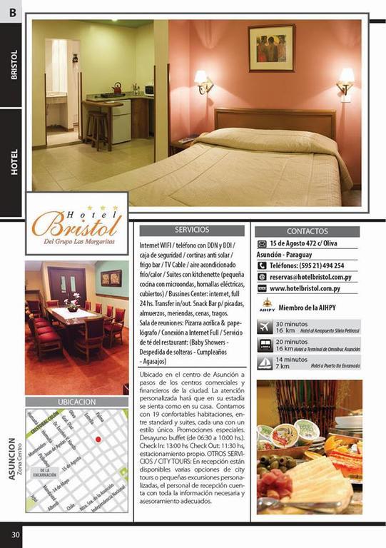 Hotel Bristol Асунсион Екстериор снимка